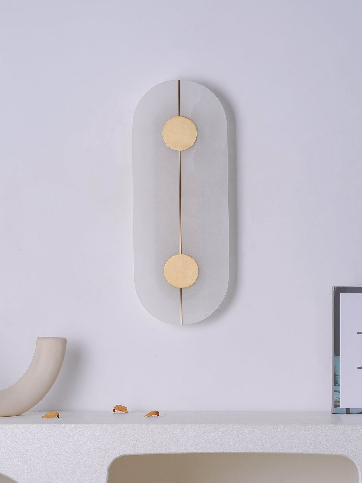 Artistic aplică de perete Dolomite cupru Retro Flair