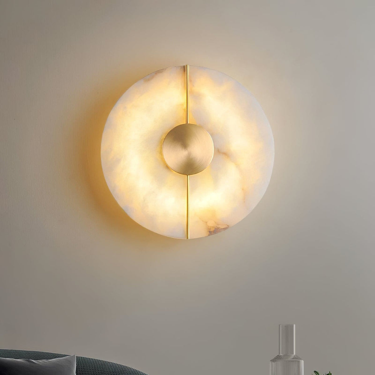 Artistic aplică de perete Dolomite cupru Retro Flair