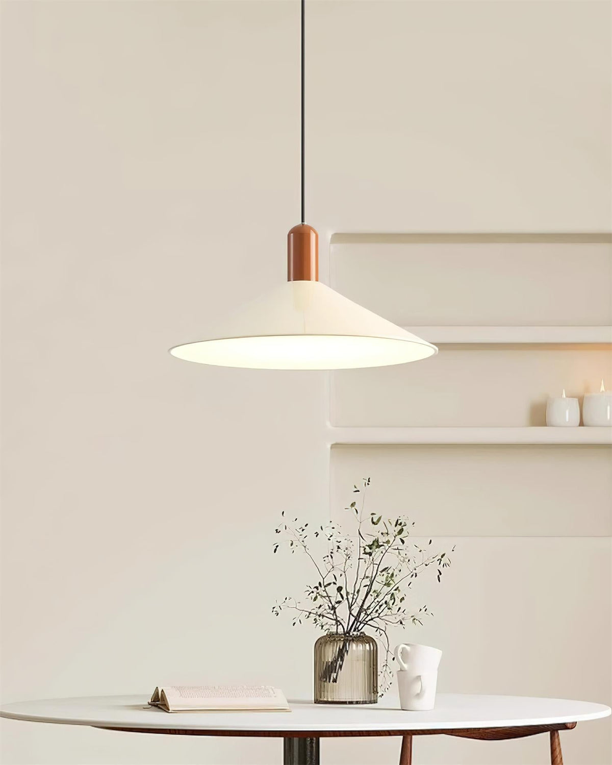 Lampă suspendată LED minimalistă conică pentru bucătărie și sufragerie