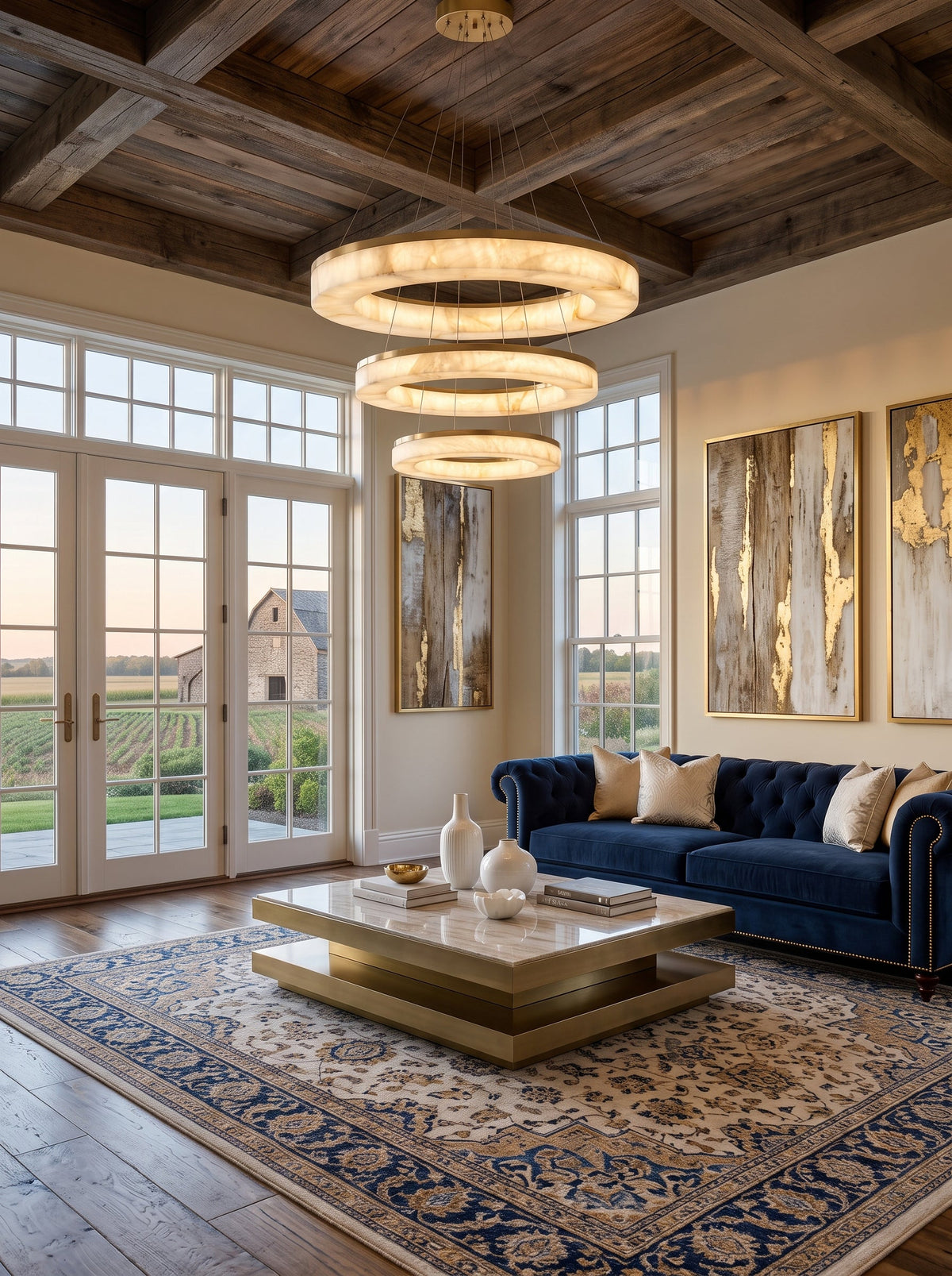Greshmont Candelabru din alabastru