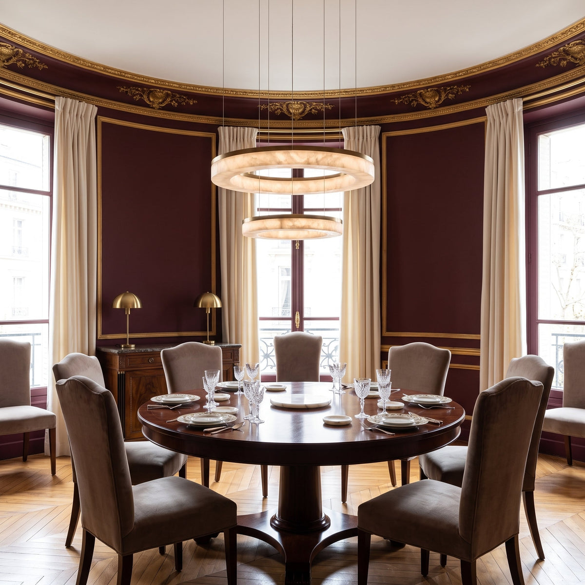 Greshmont Candelabru din alabastru