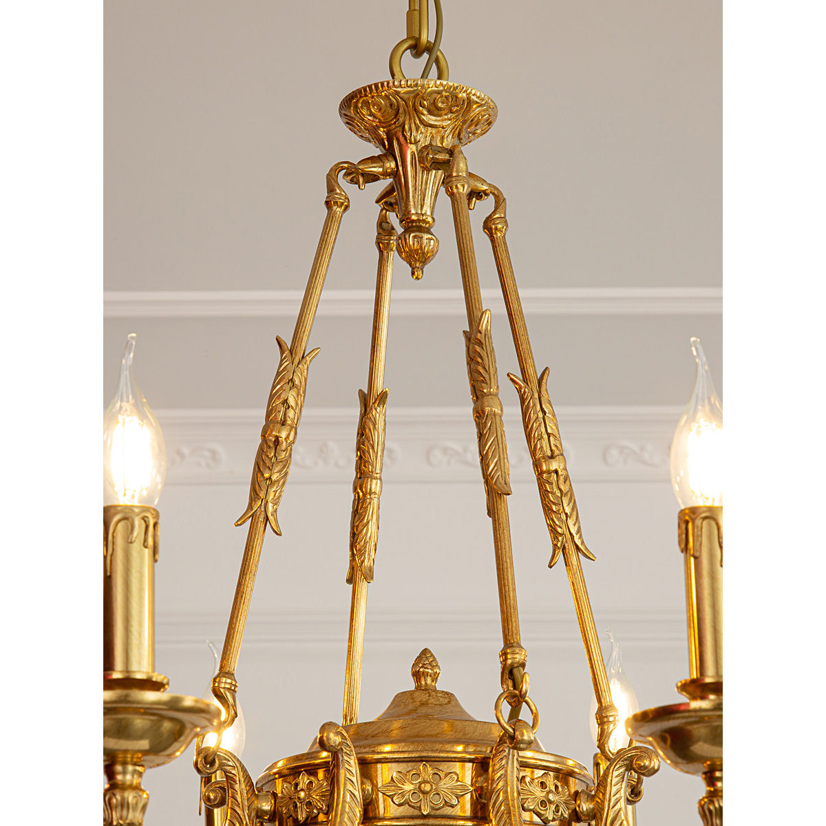 Valerix candelabru din alamă