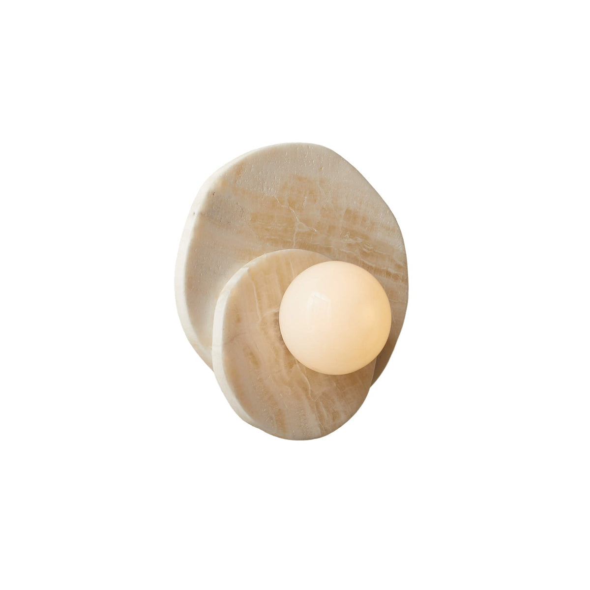 Astr aplică de perete din piatră și sticlă, modernă, minimalistă, distinctivă