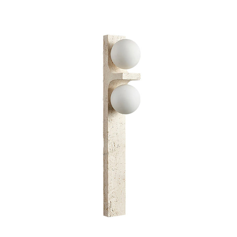 Eirikuvys aplică de perete din travertin, în stil organic modern, minimalistă