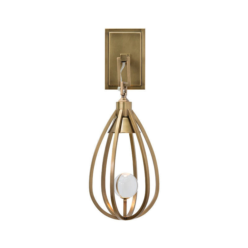Gloruvys aplică de perete din alamă și cristal, modernă, minimalistă