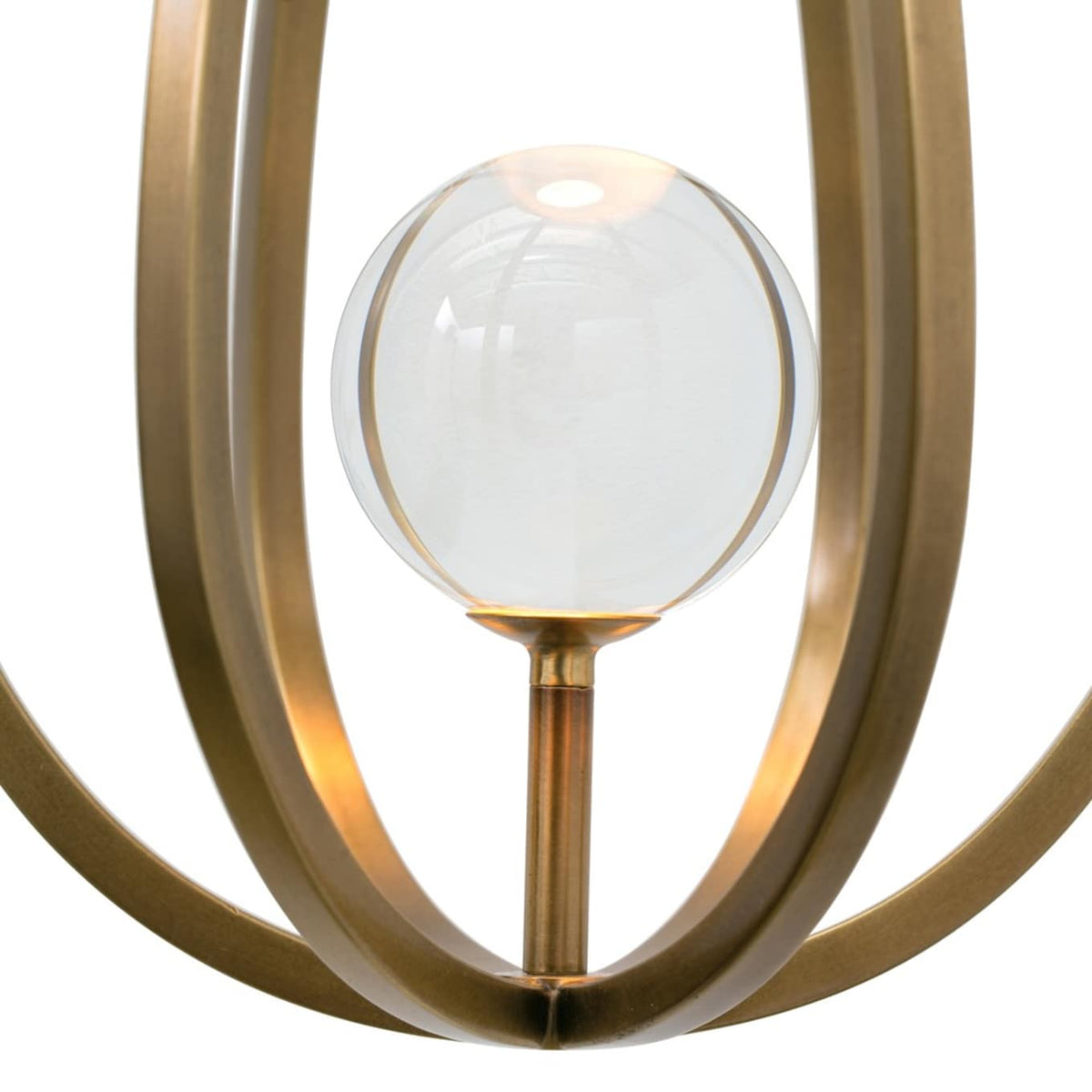 Gloruvys aplică de perete din alamă și cristal, modernă, minimalistă