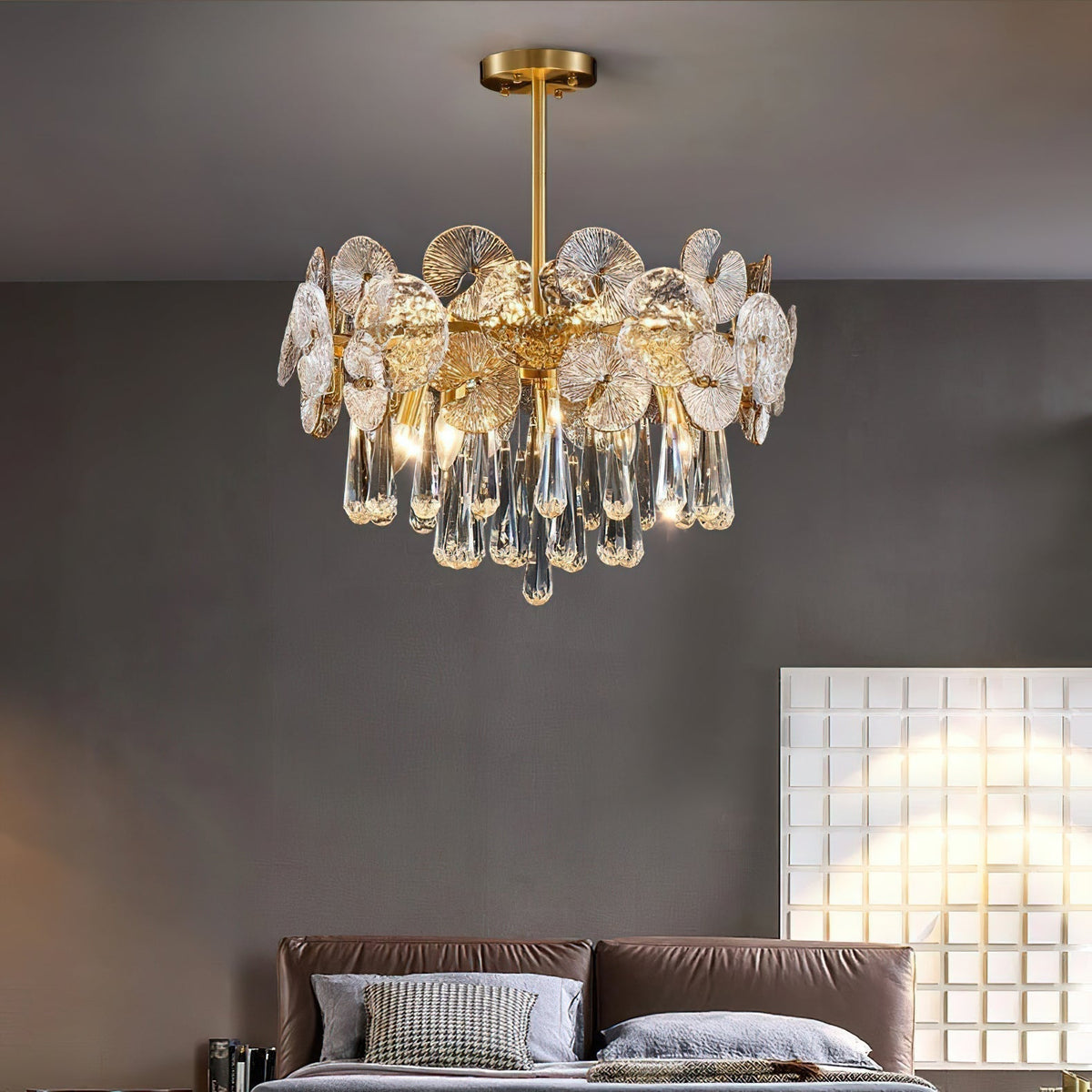 Caeluvyo candelabru din cristal, postmodern, de lux, elegant