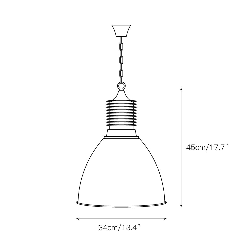Kvennuvys lampă suspendată modernă, minimalistă din metal