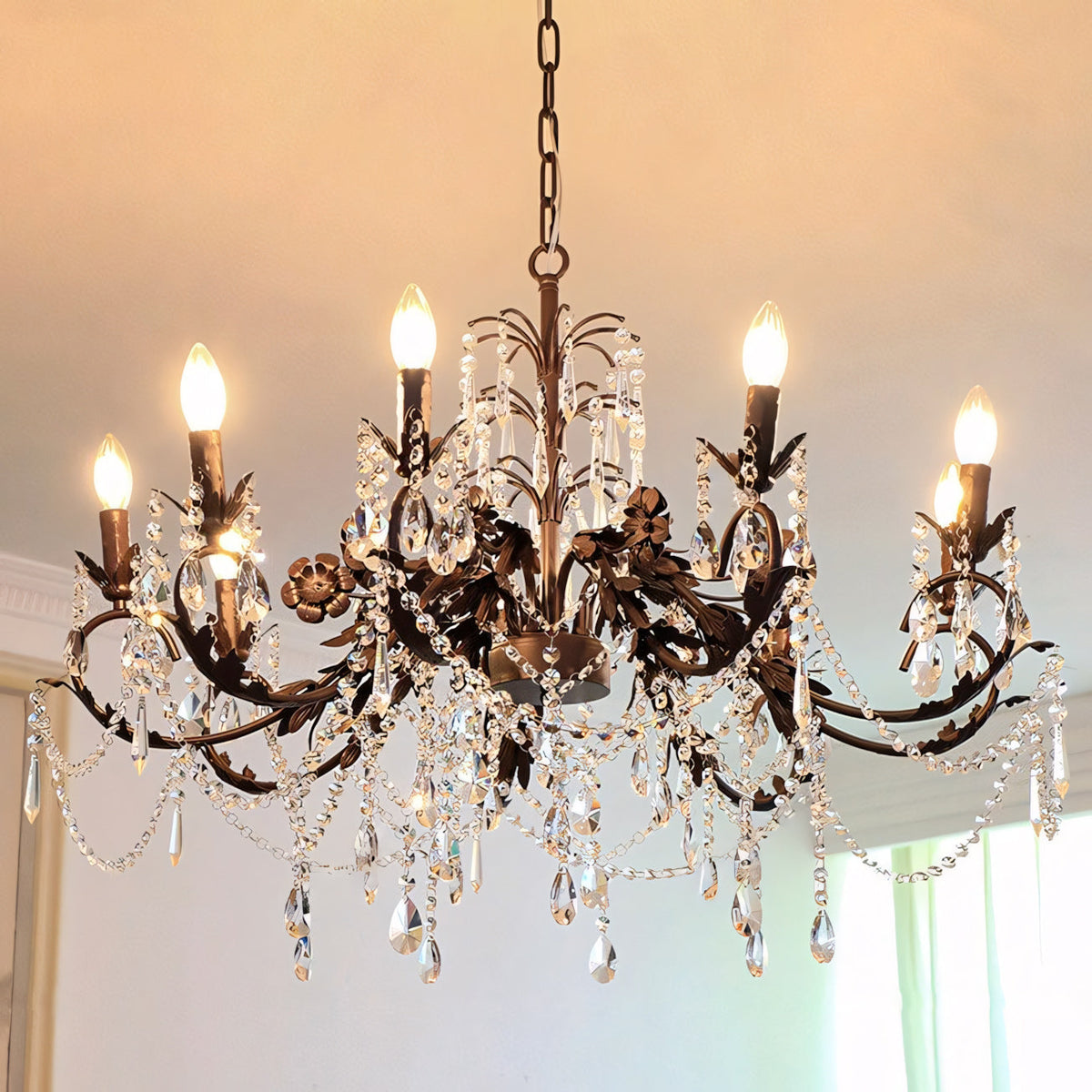 Somna candelabru, floral