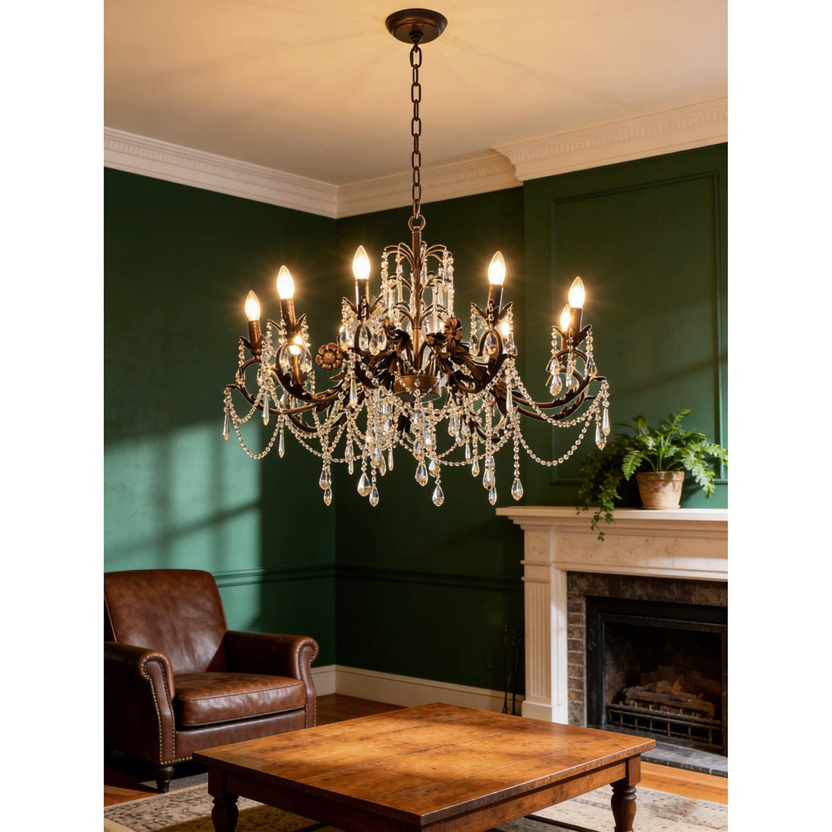 Somna candelabru, floral