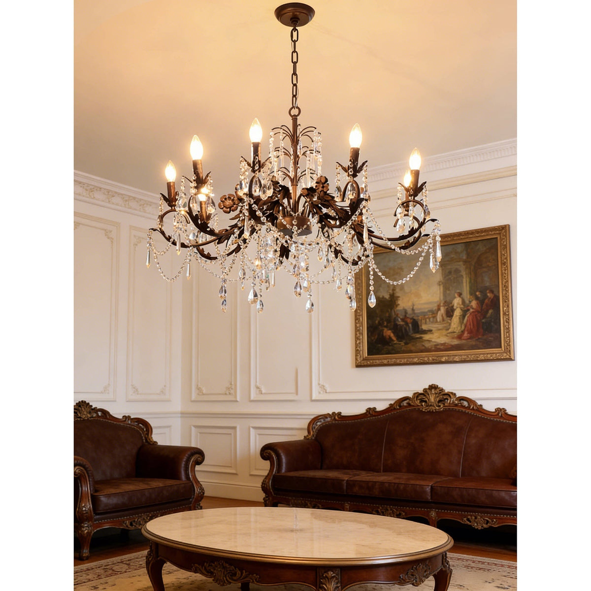 Somna candelabru, floral