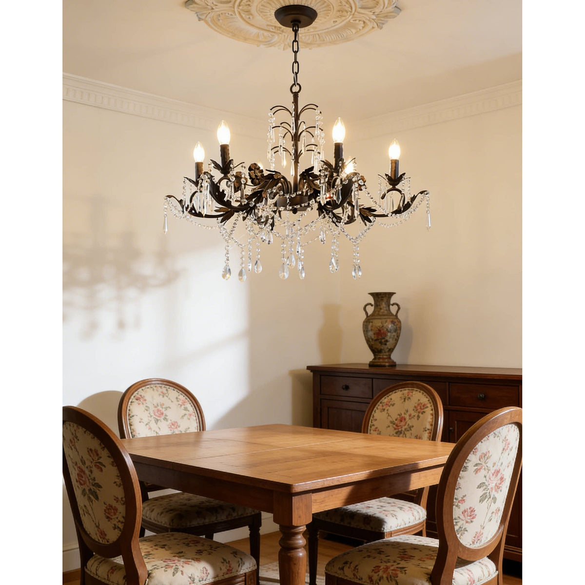 Somna candelabru, floral