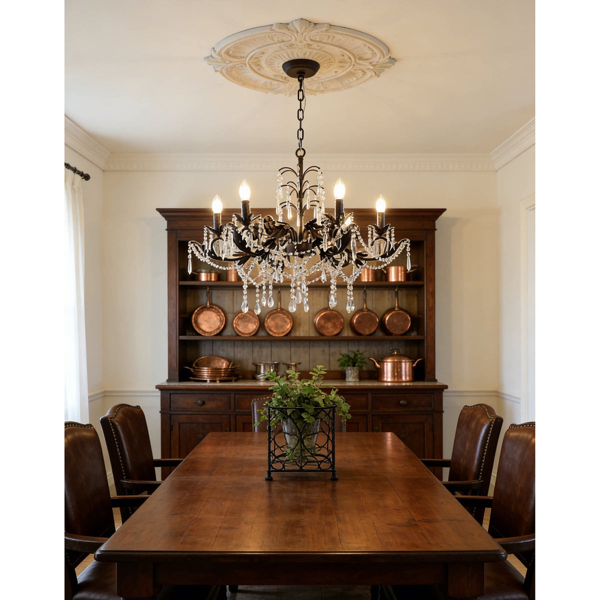 Somna candelabru, floral