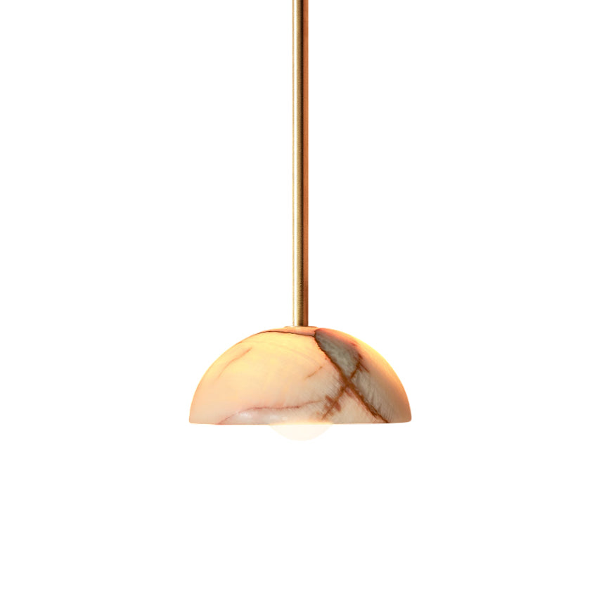 Eronex lampă suspendată din alamă și sticlă, modernă, minimalistă, elegantă