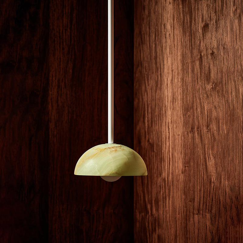 Eronex lampă suspendată din alamă și sticlă, modernă, minimalistă, elegantă