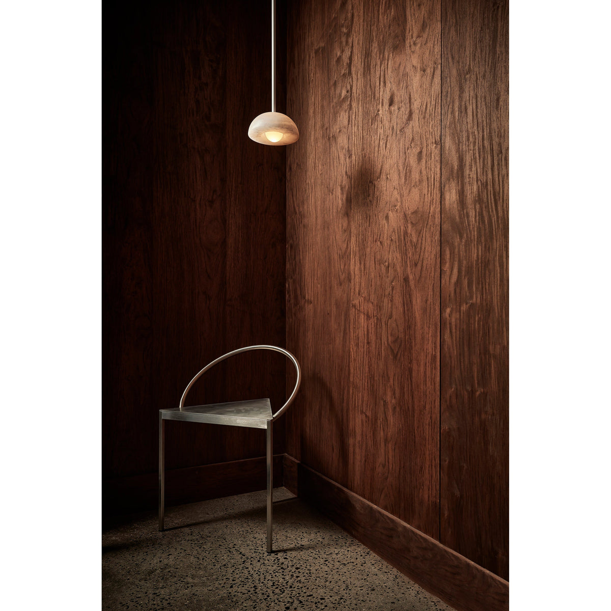 Eronex lampă suspendată din alamă și sticlă, modernă, minimalistă, elegantă