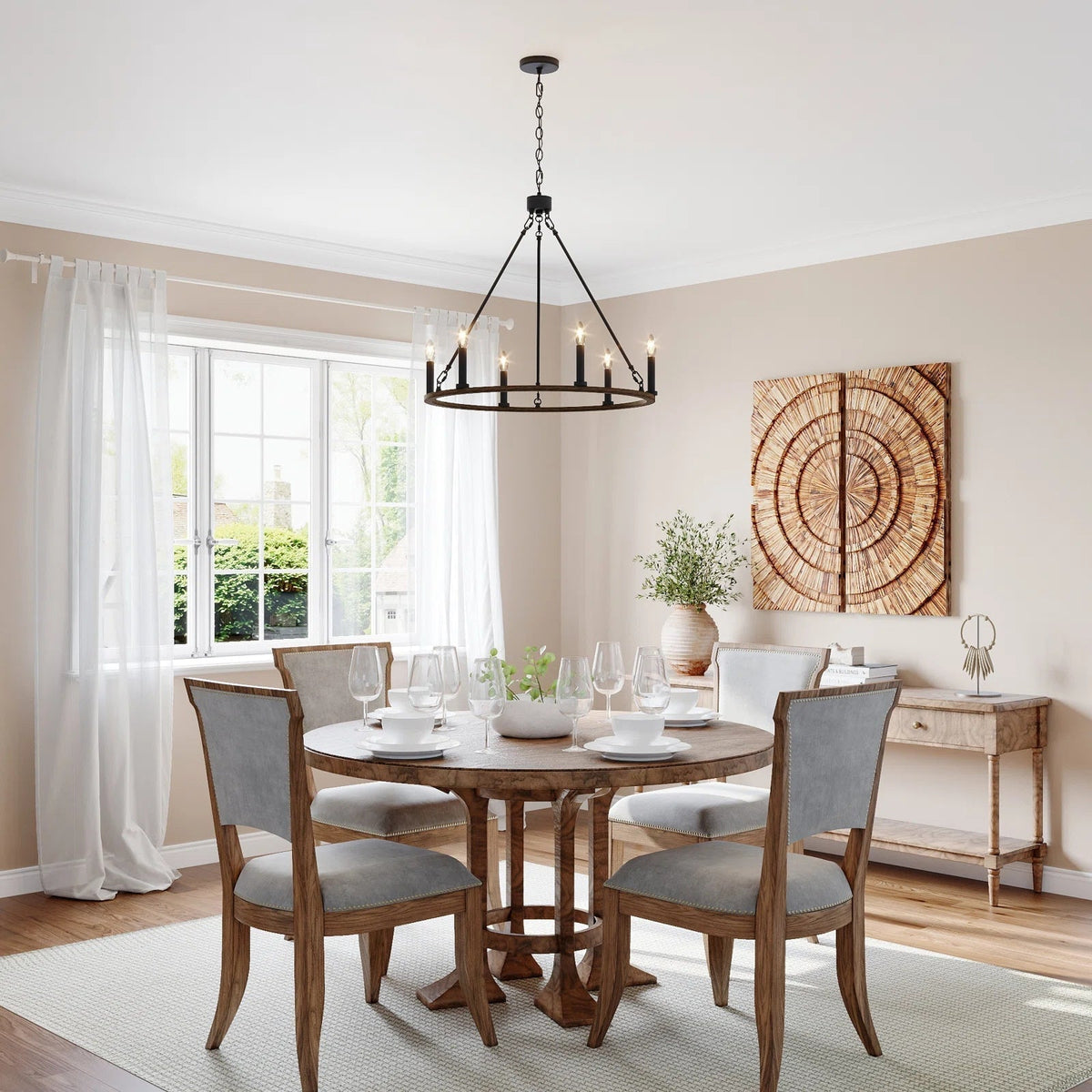 Mjolkuvyo candelabru modern, minimalist din metal