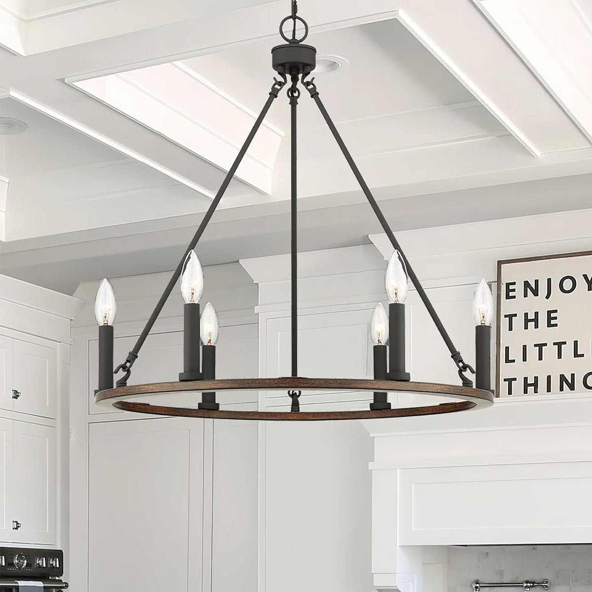 Mjolkuvyo candelabru modern, minimalist din metal