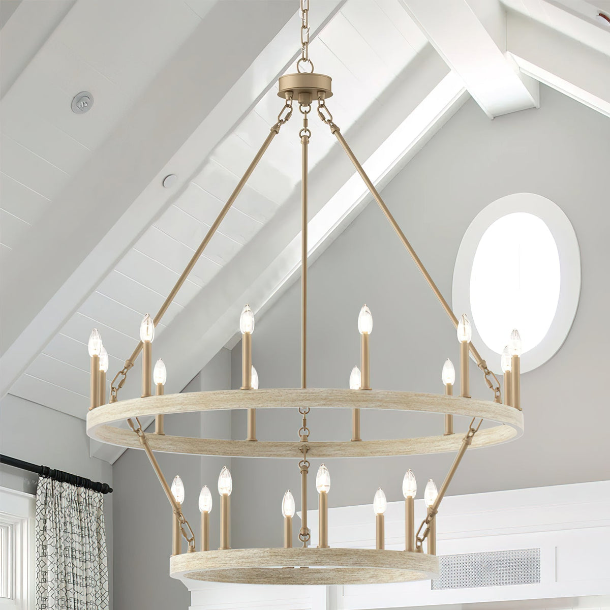 Mjolkuvyo candelabru modern, minimalist din metal