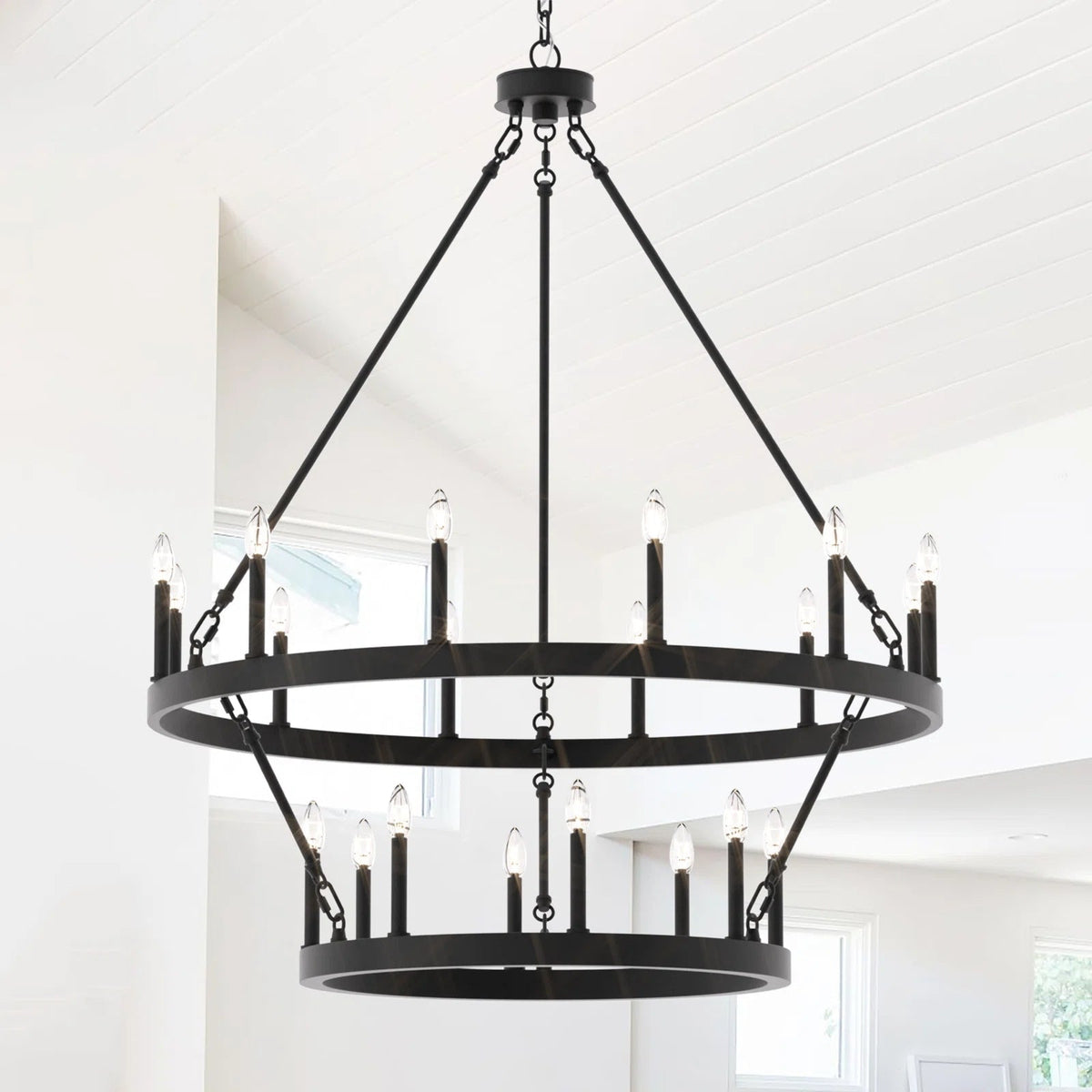 Mjolkuvyo candelabru modern, minimalist din metal