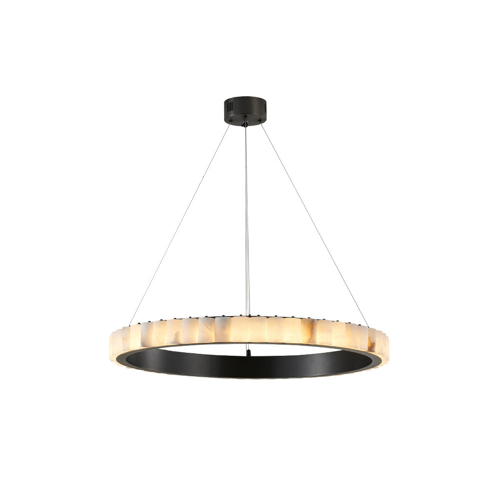 Lyra candelabru Postmodern Luxos din Oțel Inoxidabil și alabastru