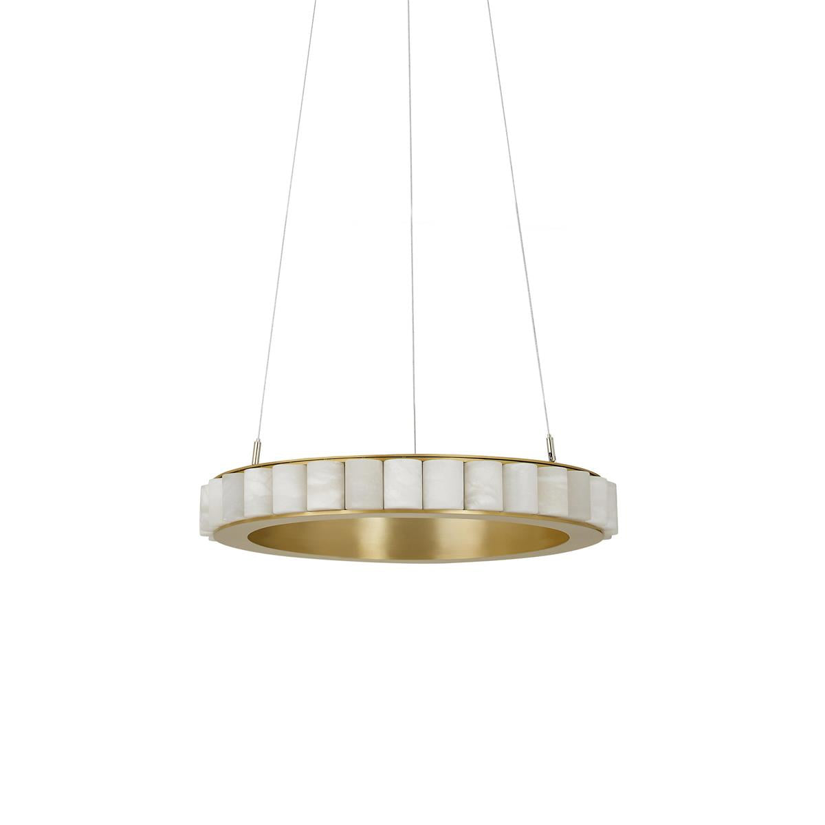 Lyra candelabru Postmodern Luxos din Oțel Inoxidabil și alabastru