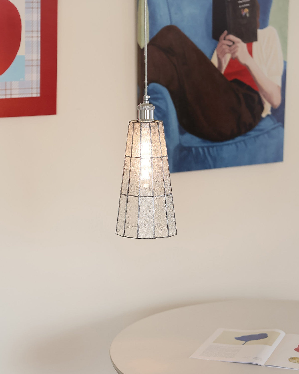 Azur lampă suspendată
