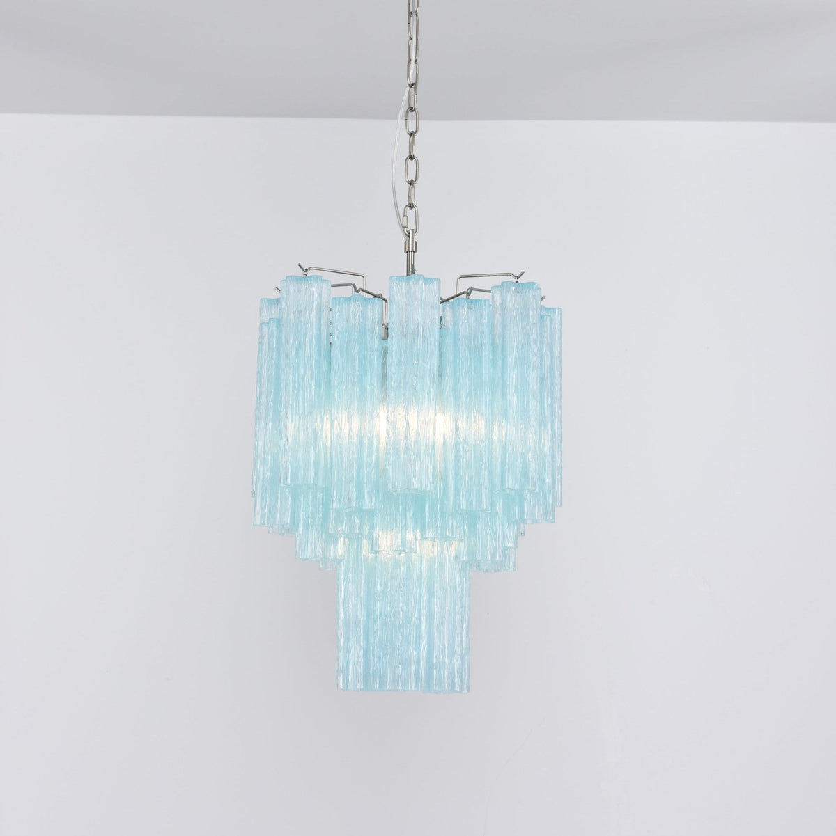 Celys candelabru Azzura Tuburi din sticlă Murano Coastă