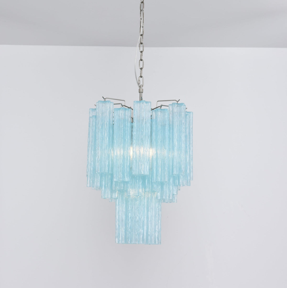 Celys candelabru Azzura Tuburi din sticlă Murano Coastă