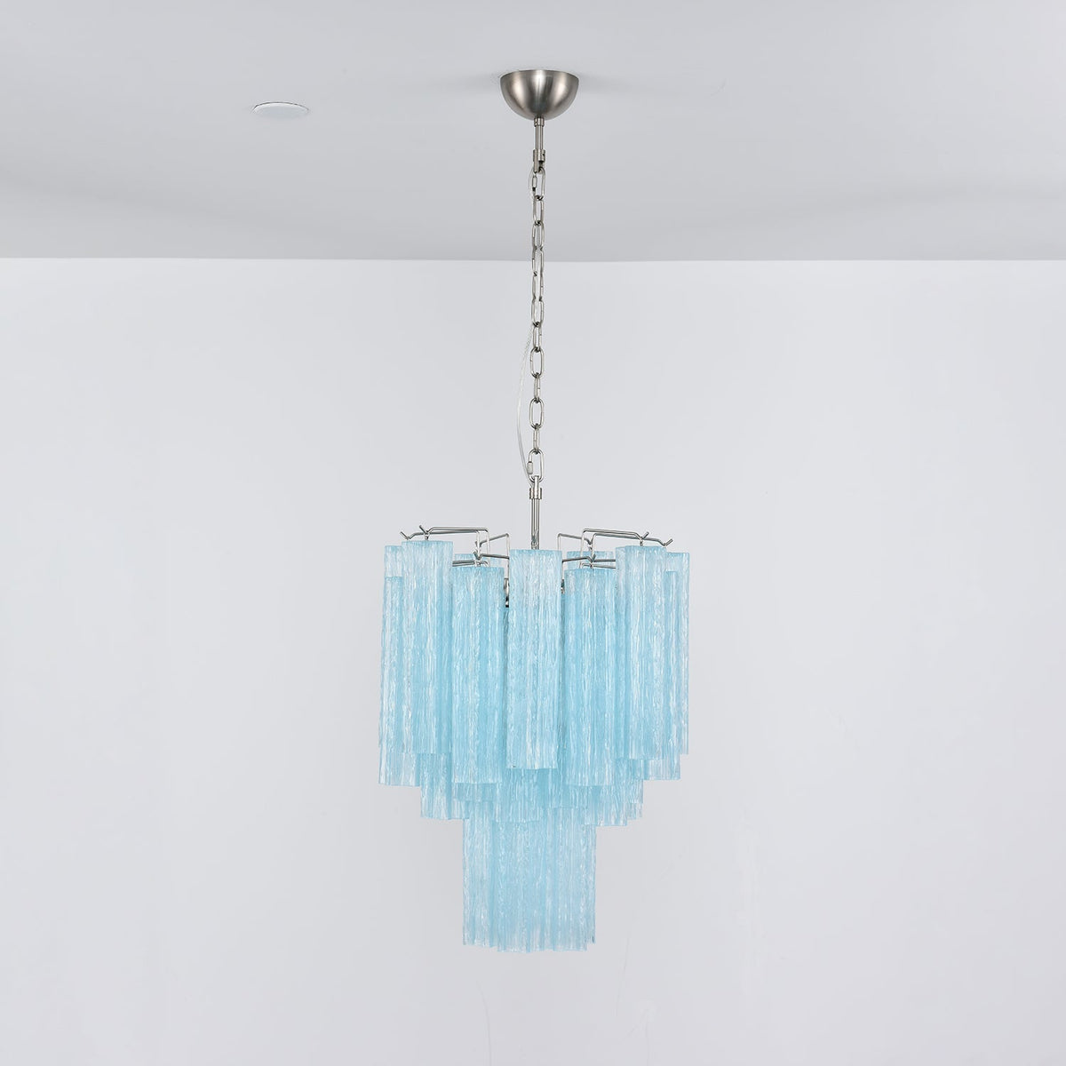 Celys candelabru Azzura Tuburi din sticlă Murano Coastă