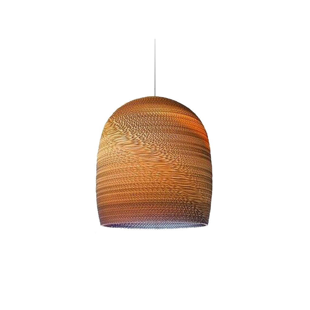 Muto Pastoral Silkworm Rustic hârtie lampă suspendată