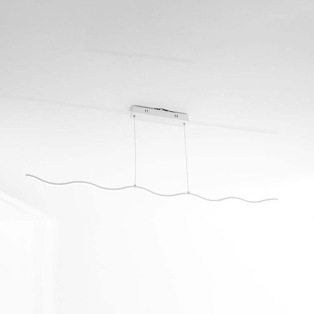 Arisha val Linear lampă suspendată, negru/alb