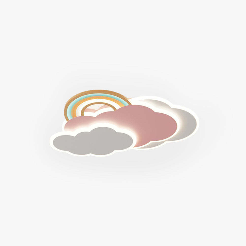 Aria modern Cloud/Rainbow plafonieră Aplicată Roz/alb
