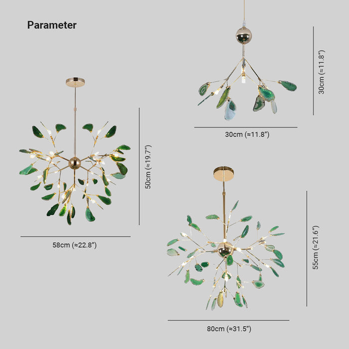 Aria Agate Creative Colourful candelabru dormitor/living