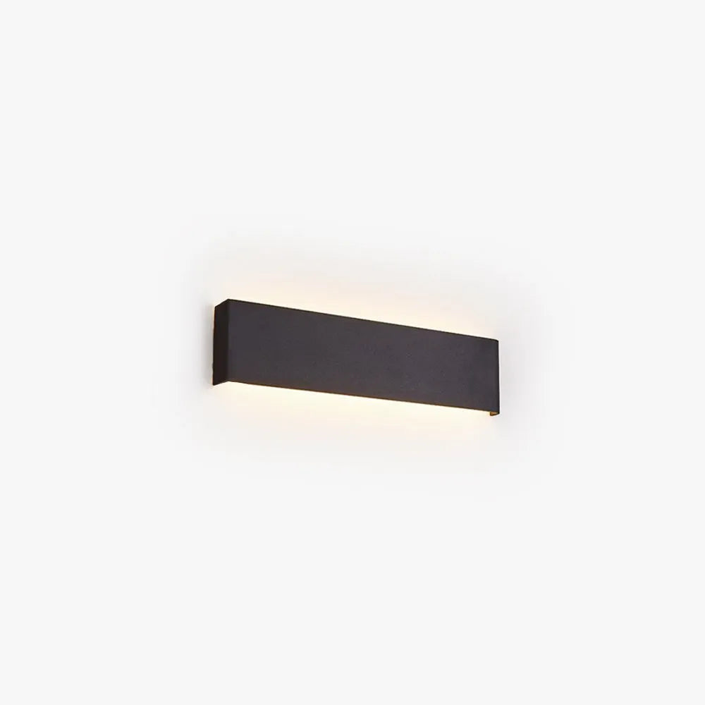 Arisha aplică de perete minimalistă Rectangulară, negru/alb/auriu