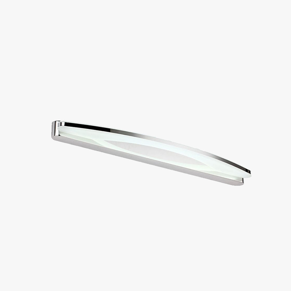 Arisha minimalist Oval oglindă aplică de perete, crom, dormitor/Bathroom, pentru baie