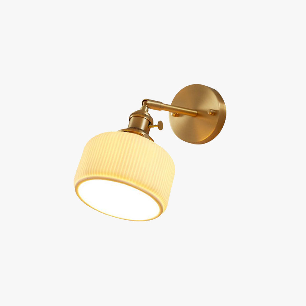 Arisha Vintage Column Ceramic oglindă Light, alb, dormitor
