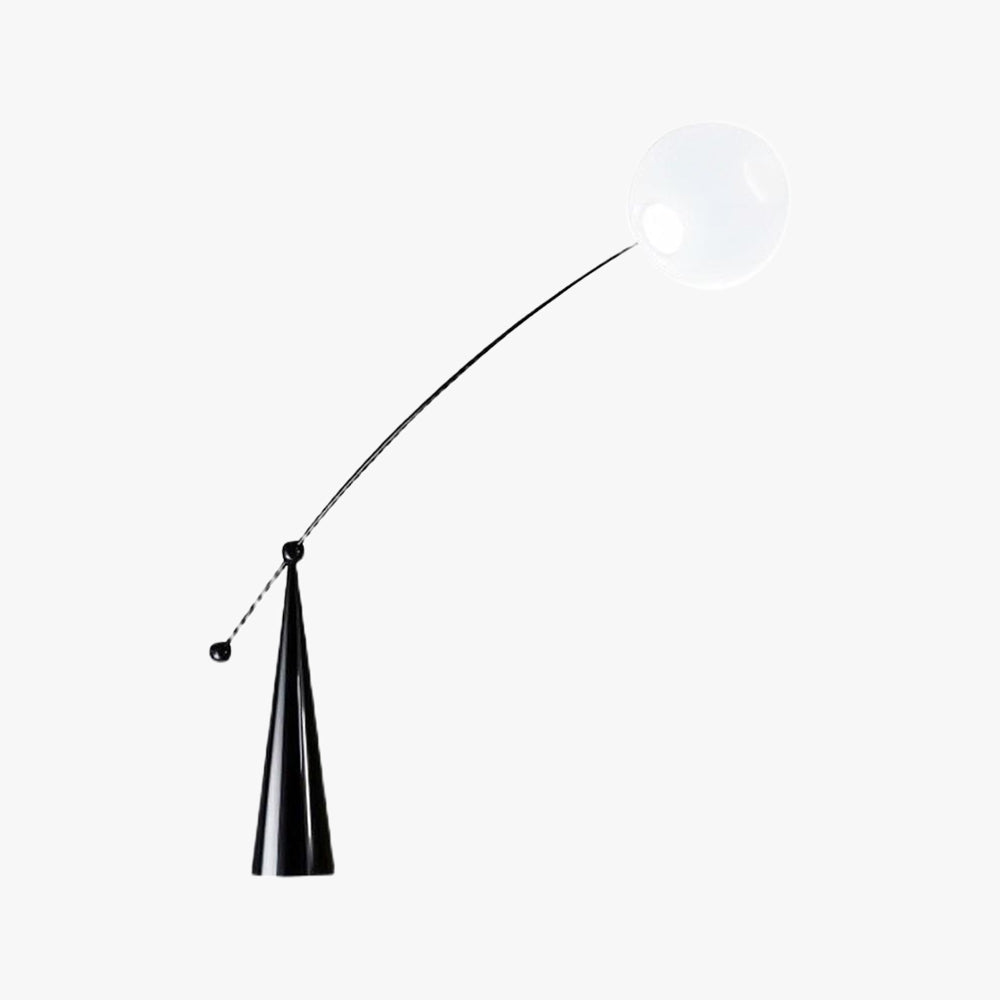 Valentina lampadar Arc/Bubble modern/Unic, sticlă Mată, alb, dormitor