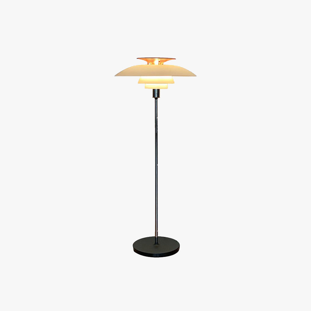 Salgado lampadar modern din metal, în formă de farfurie zburătoare