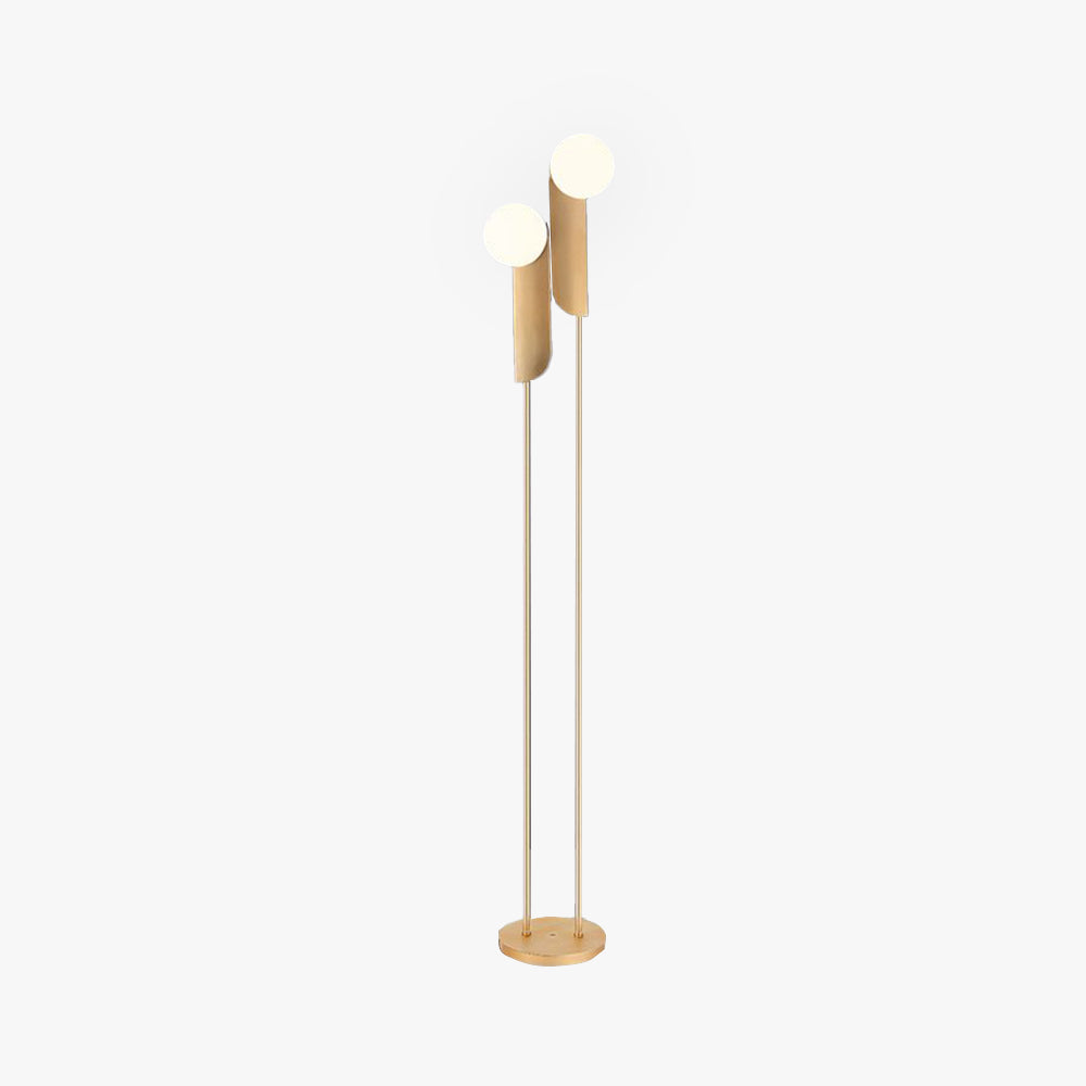 Salgado lampadar auriu din metal, minimalist, pentru living