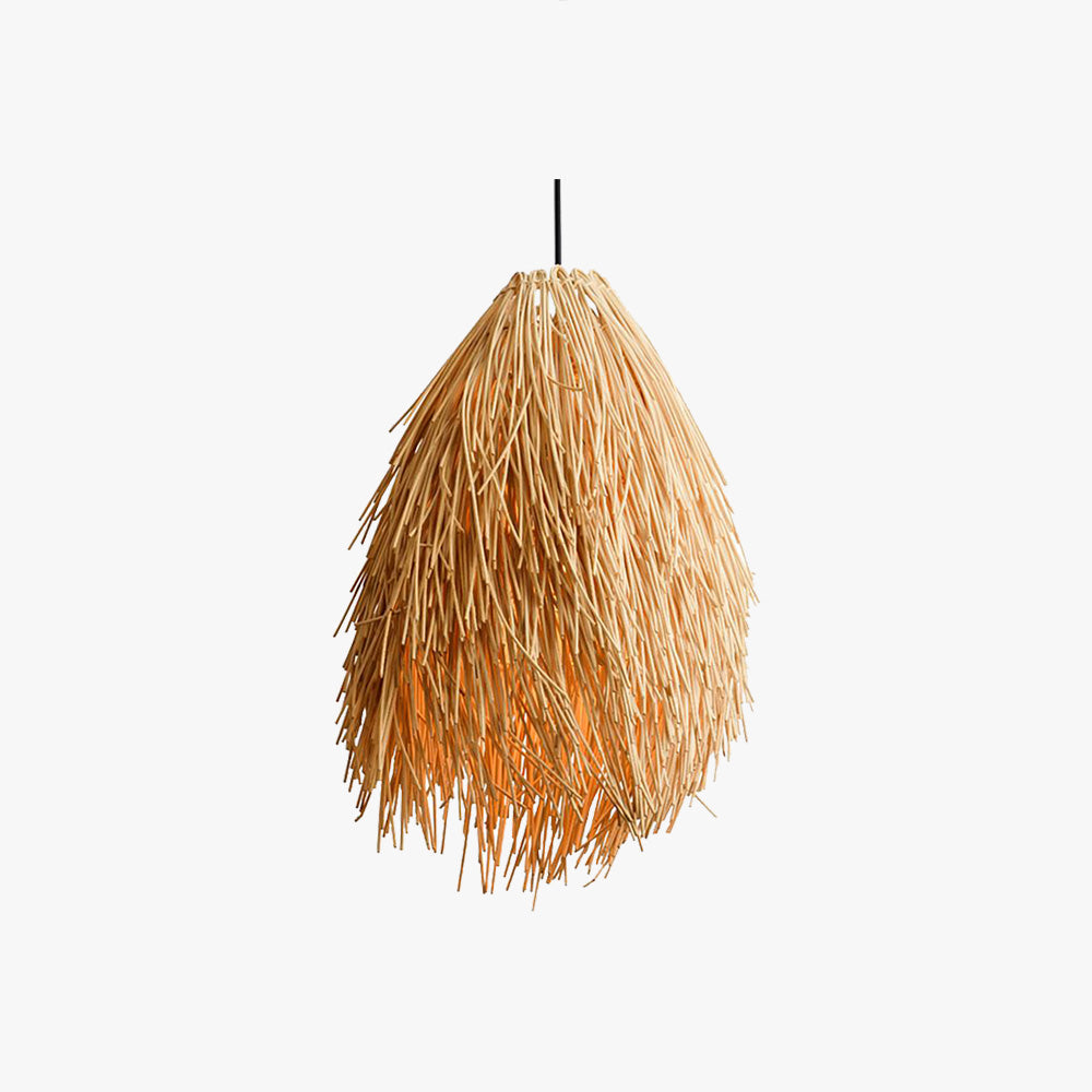 Muto Designer Handmade Weave lampă suspendată, ratan