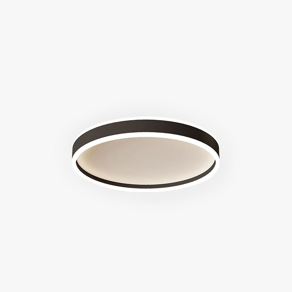 Arisha plafonieră Aplicată modernă Circulară LED din metal, alb/negru