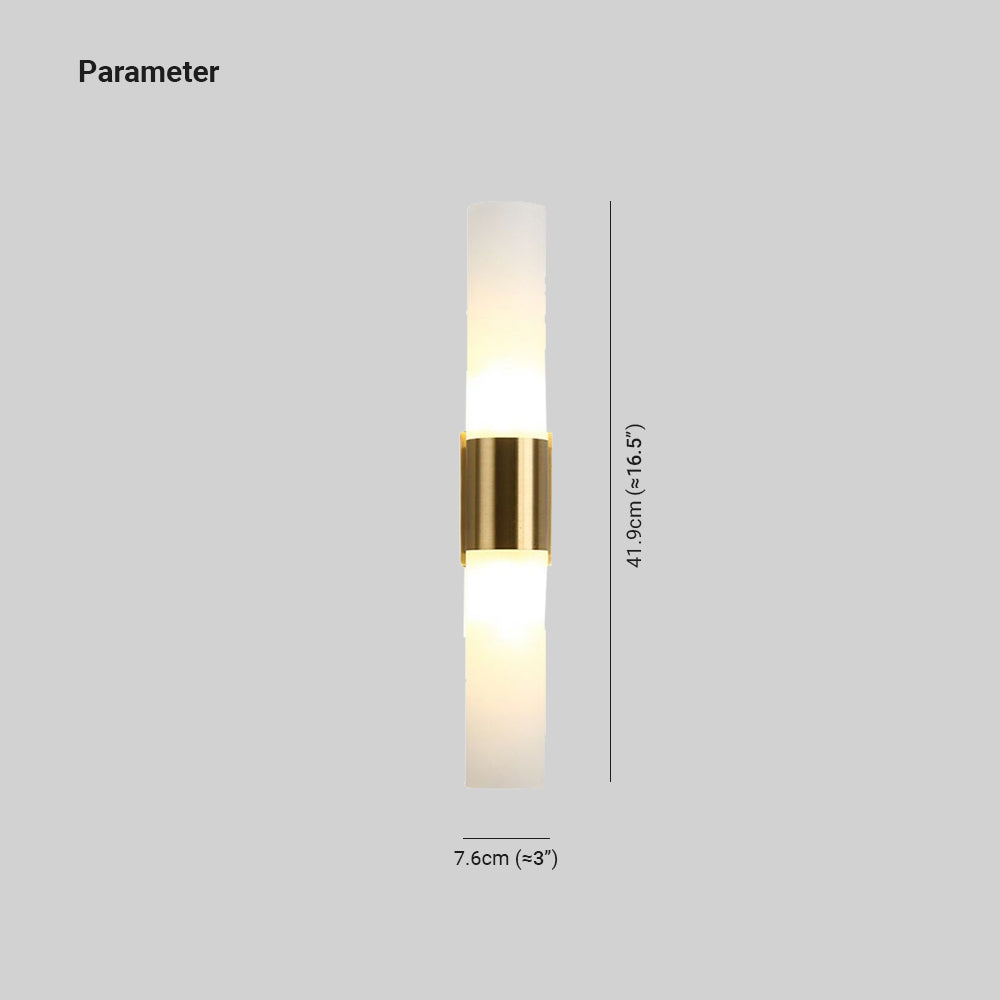 Arisha aplică de perete modernă cu două surse de lumină din metal și sticlă, culoare neagră/aurie, pentru oglindă