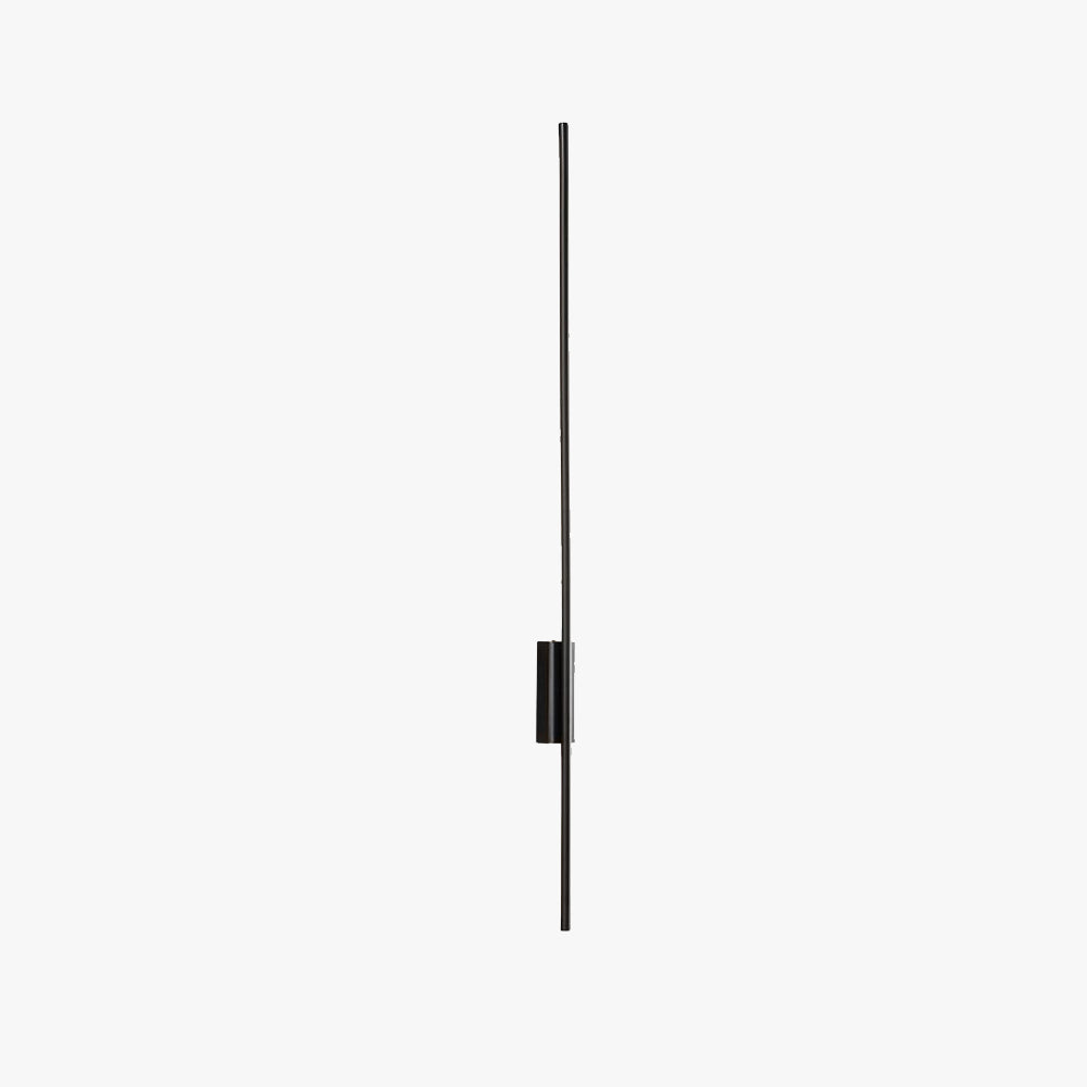 Arisha aplică de perete modernă liniară din metal și pentru dormitor, negru/alamă