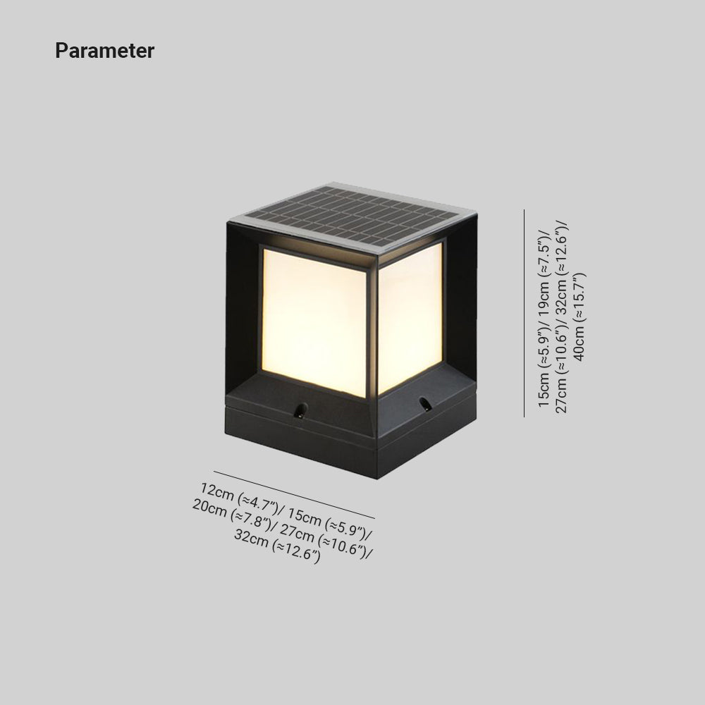 Ray lampadar modern Simplu Dreptunghiular metal exterior negru