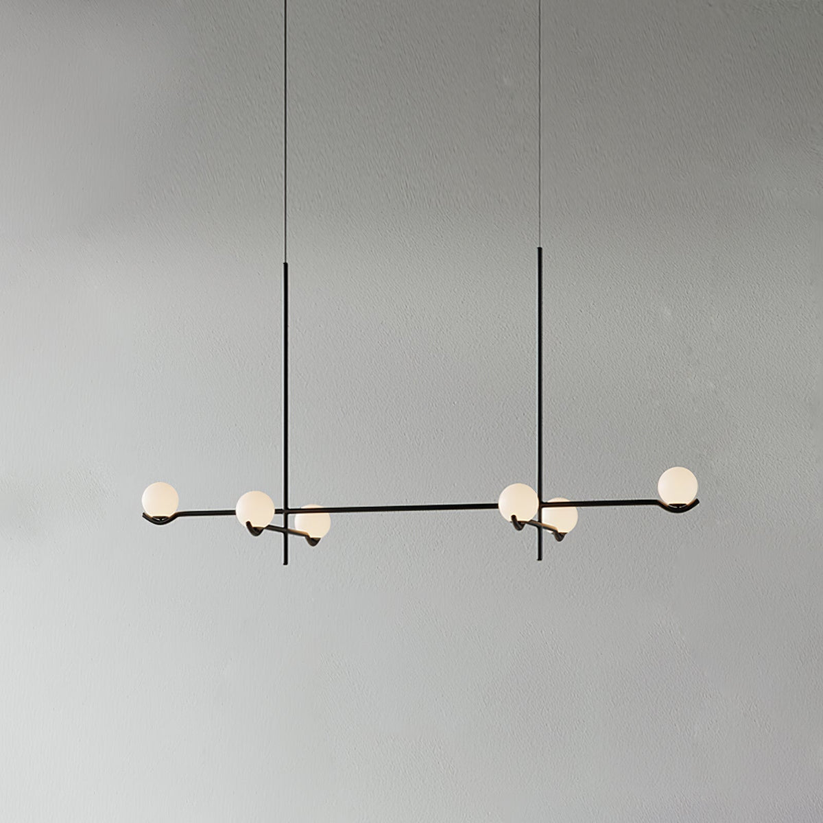 Bora lampă suspendată minimalistă din sticlă