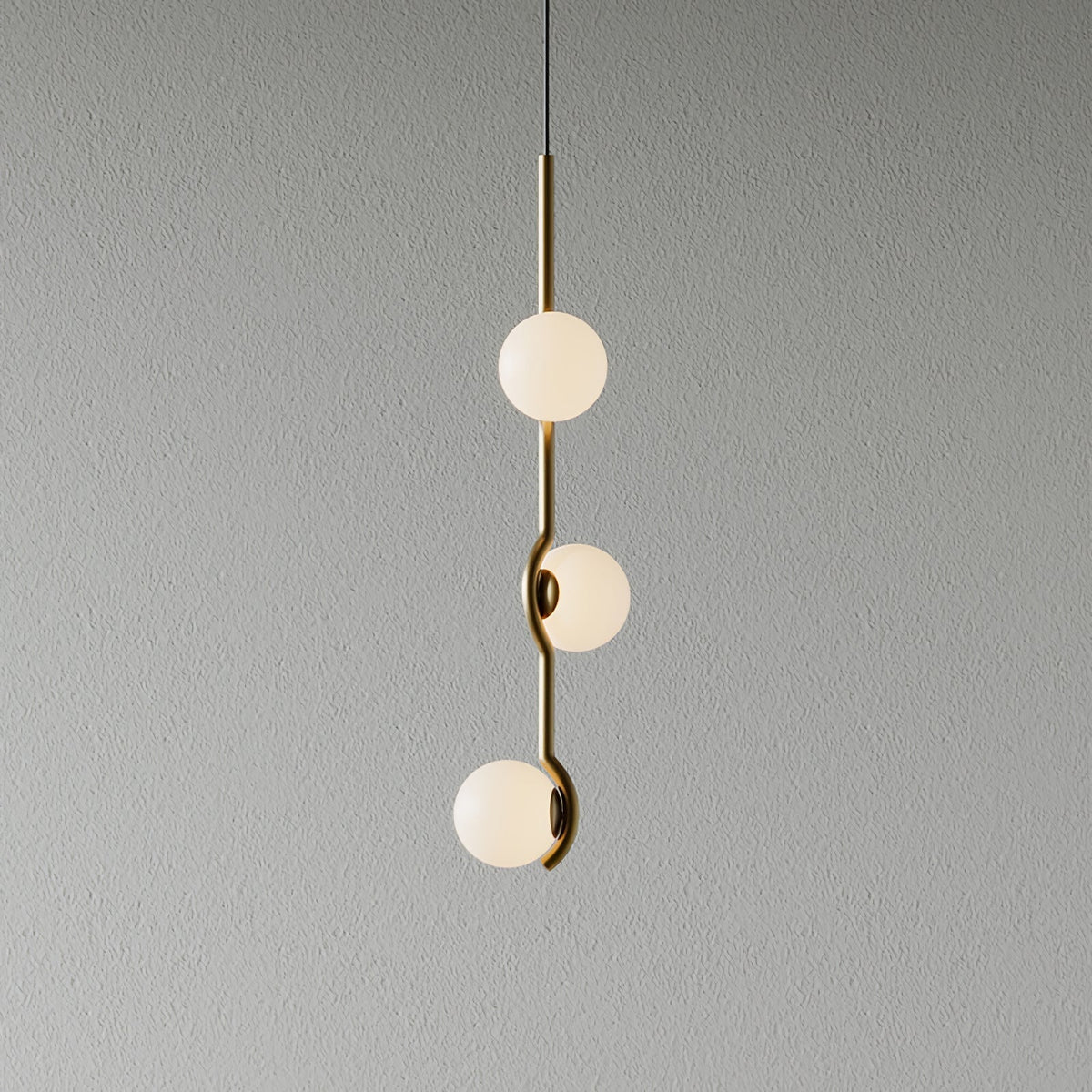 Bora lampă suspendată minimalistă din sticlă