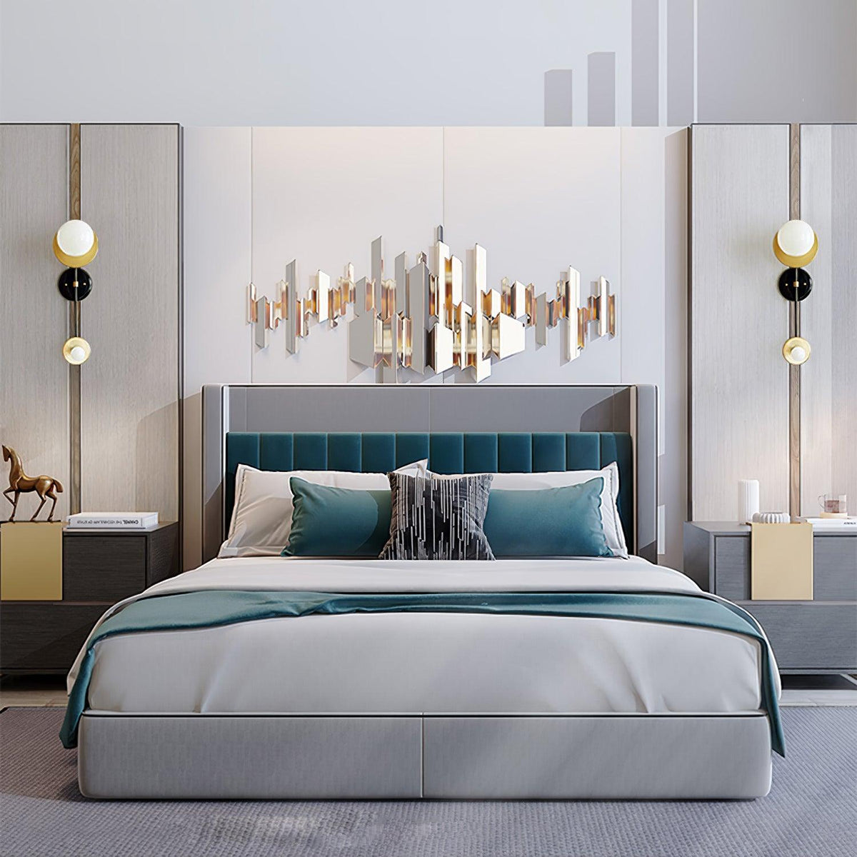 Balance aplică de perete din marmură  Premium Elegance Scale