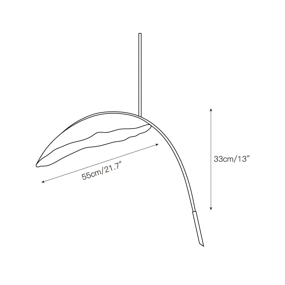 Rauduvyu candelabru negru din metal, modern, minimalist, cu frunze