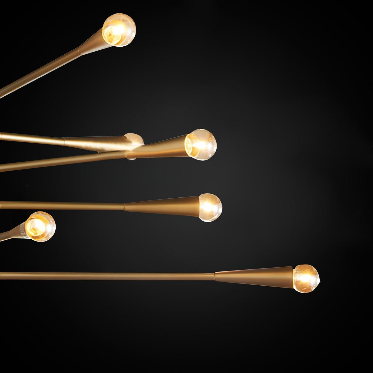 Sifuvyu candelabru modern, minimalist din alamă din metal